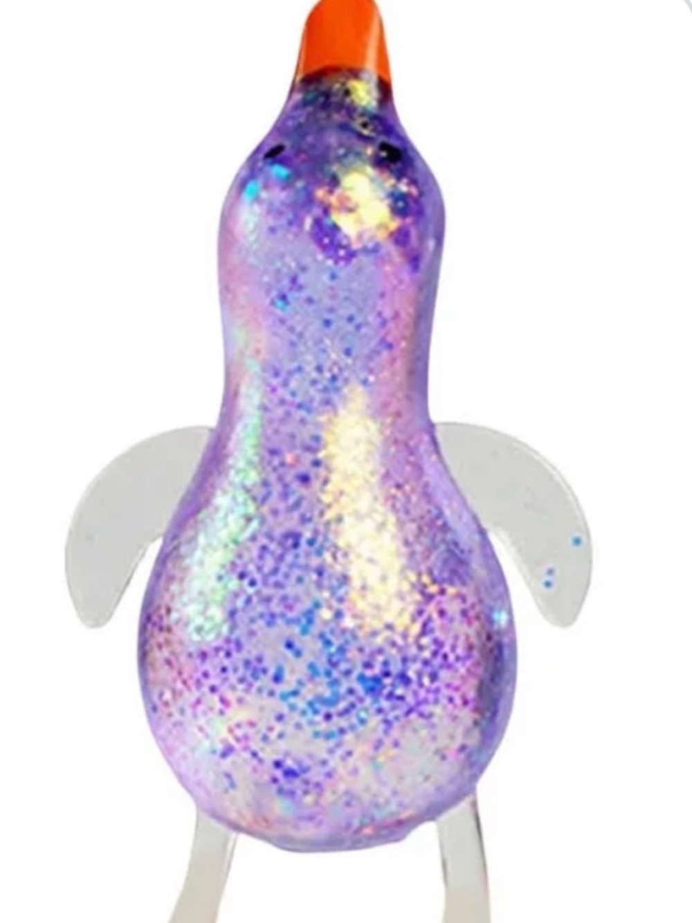 sugar duck squishy in Glitter purple